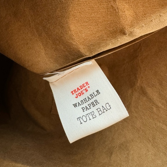 Trader Joe’s Washable Paper Tote Bag - Picture 7 of 12
